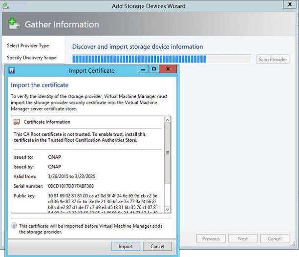 ذخیره ساز QNAP برای کلاستر Hyper-V از VMM