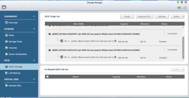 ذخیره ساز QNAP برای کلاستر Hyper-V از VMM