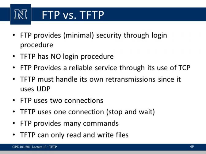 TFTP چیست و چگونه کار می کند و تفاوت آن با FTP در چیست؟