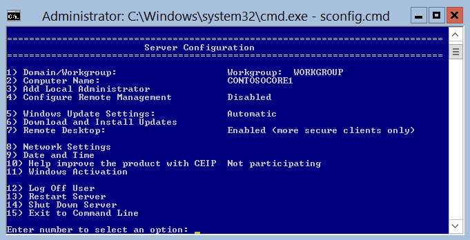 آموزش تنظیم ساعت در Server Core 2012 R2