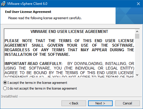 آشنایی با محیط Vsphere Client و کار کردن با آن