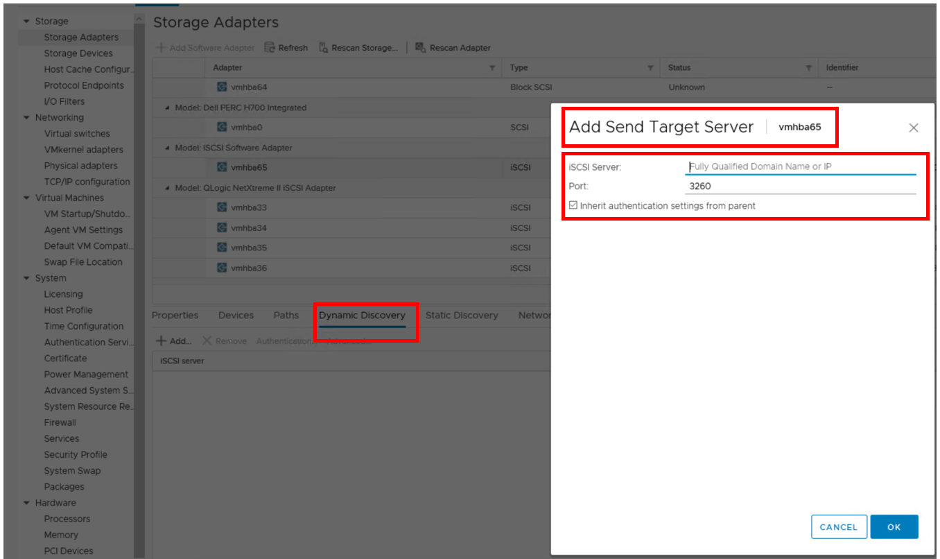 نحوه استفاده از سرور ESXi iSCSI