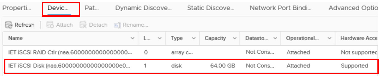 نحوه استفاده از سرور ESXi iSCSI
