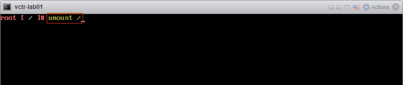 ریست کردن رمز عبور روت VMware vCenter Server Appliance