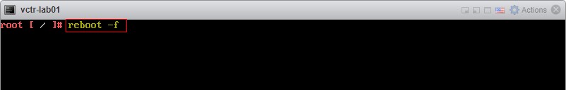 ریست کردن رمز عبور روت VMware vCenter Server Appliance