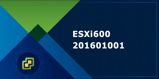 دانلود Esxi ورژن 6 پچ 201601001