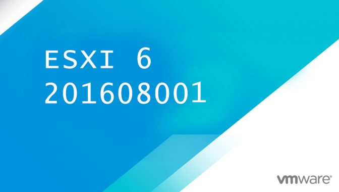 دانلود Esxi ورژن 6 پچ 201608001