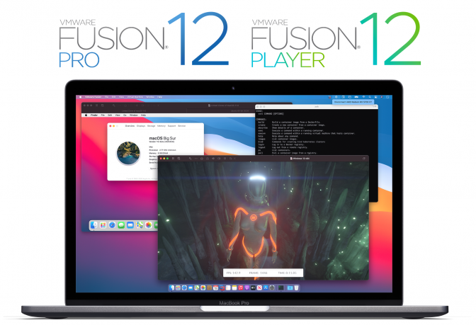 دانلود نرم افزار VMware Fusion 12