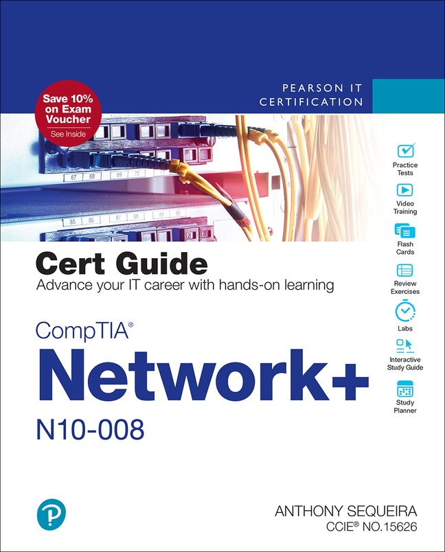 دانلود کتاب CompTIA Network+ N10-008 Cert Guide